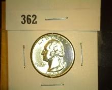 1957 D Washington Quarter, BU.