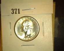 1945 S Washington Quarter, BU.