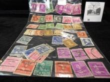 (42) miscellaneous U.S. Stamps, all used.