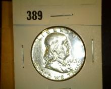 1963 P Franklin Half Dollar, Brilliant Uncirculated.