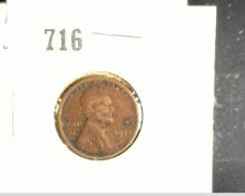 1922 Weak D Lincoln Cent.