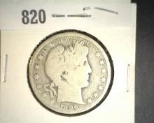 1896 O Barber Half Dollar.