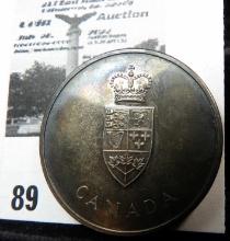 1867-1967 Canada Silver Confederation Medal. Proof finish.