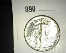 1942 P Walking Liberty Half Dollar. Brilliant Uncirculated.