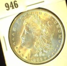 1882 P Morgan Silver Dollar, Brilliant Uncirculated.