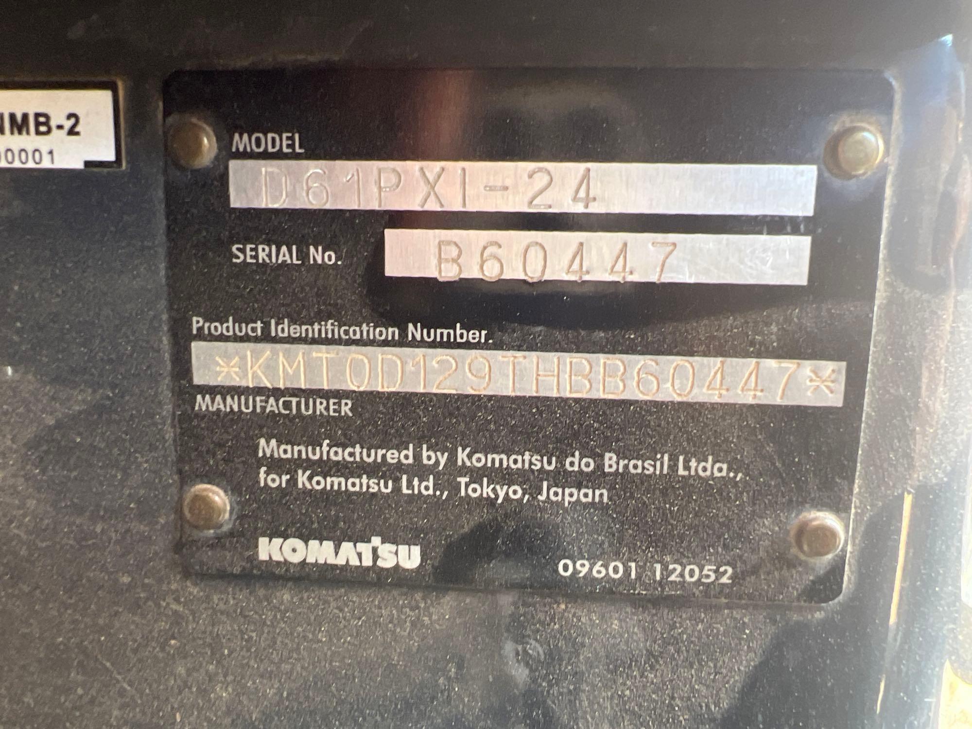 2018 KOMATSU D61PXi-24 CRAWLER DOZER