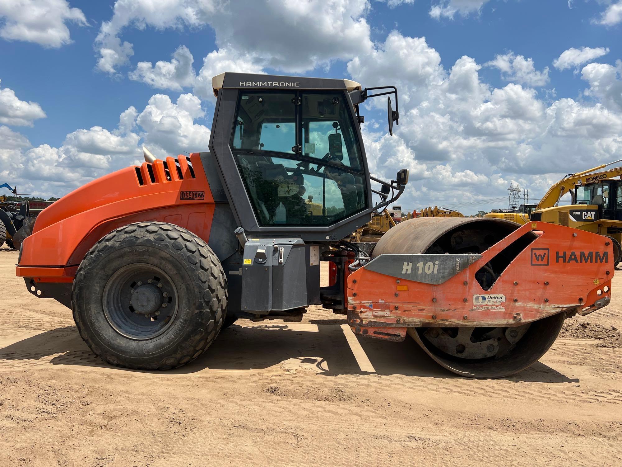 2018 HAMM H10i SMOOTH DRUM ROLLER