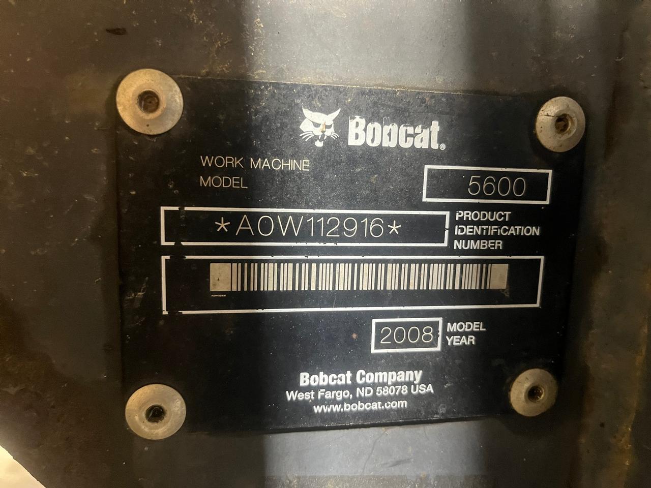Bobcat 5600 Toolcat Utility Vehicle