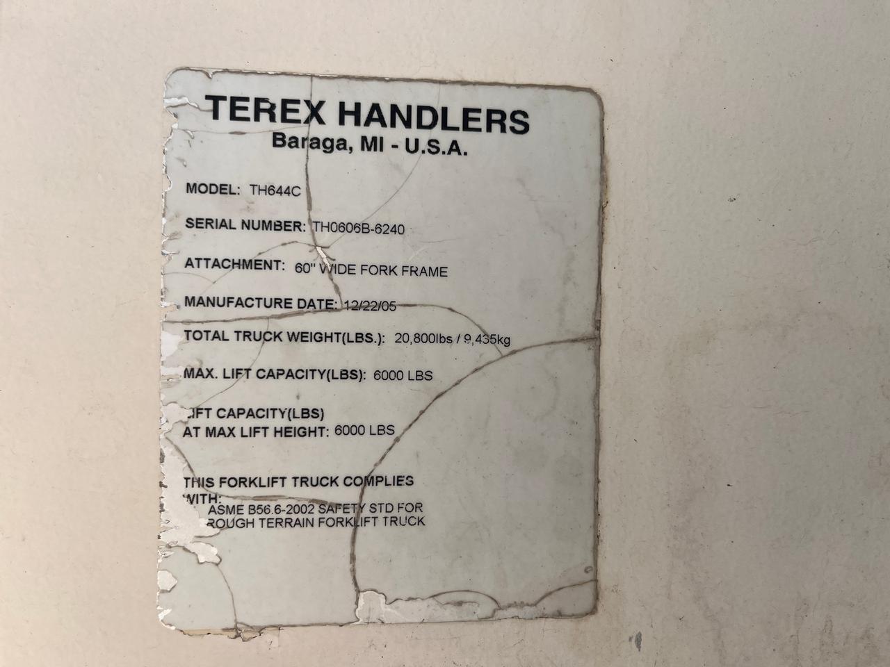 Terex TH644C Telehandler