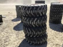 12-16.5 Skid Steer Tires on Case Rims
