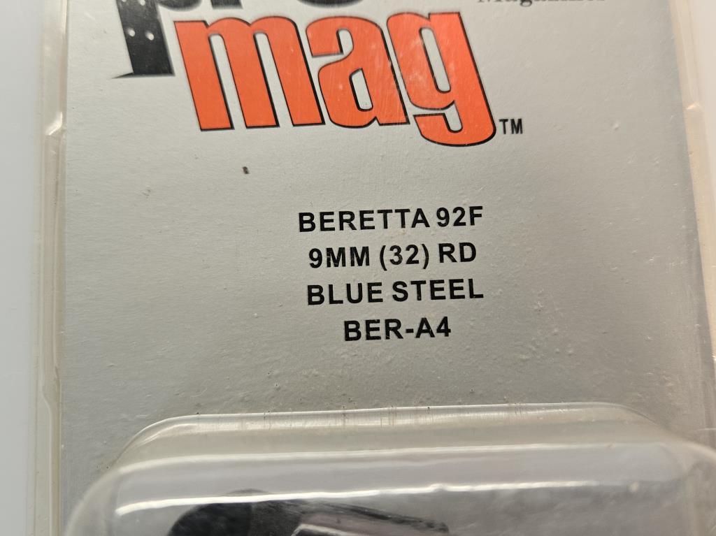 New ProMag Beretta 92F 32 Round 9mm Clip