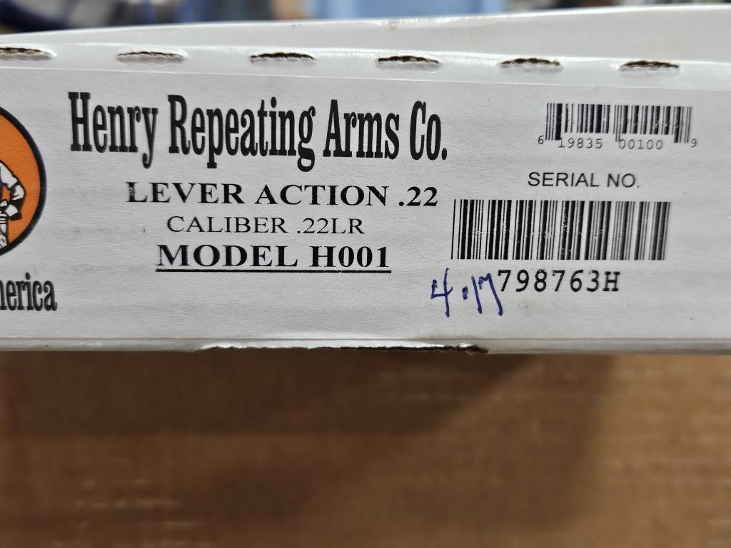 Henry .22 Lever Action Rifle
