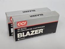CCI Blazer 32Auto 50ct Centerfire TMJ Ammo (2)