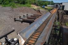 24' OUTFEED ENDWISE LOG TROUGH W/ 4 ARM INDEXING SYSTEM W/ DRIVE