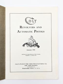 1935 Colt Firearms Revolver & Auto Pistol Catalog