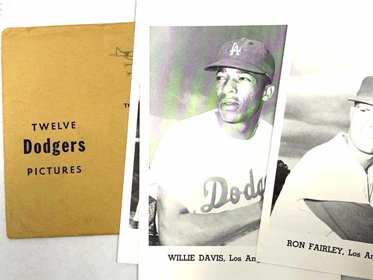 Set of 5 1960's Jay Publishing Dodgers, Colt 45's