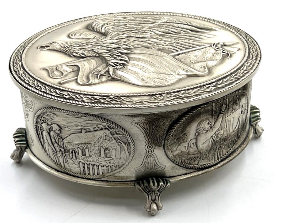 Sterling Silver The American Freedom Box