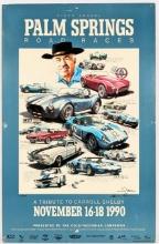 1990 Palm Springs Road Races Shelby Tribute Poster