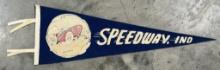 1930s-40s Indianapolis Speedway Auto Race Pennant