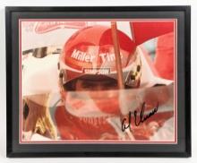 Framed Al Unser Autographed Photo