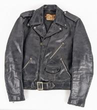 1960's Alan Gilmore Black Leather Jacket