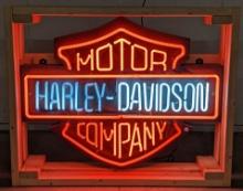 3ft Harley-Davidson Motor Co. Shield Neon Sign