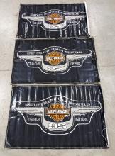 (3) Harley-Davidson 95th Anniversary Banners
