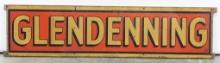 6ft SST Glendenning Trucking Co. Advertising Sign