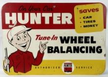 Vintage SST Hunter Automotive Wheel Balance Sign