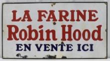 Vintage SSP Robin Hood Flour French Sign
