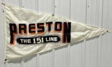 5ft Vintage Preston Trucking Pennant Flag