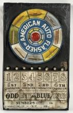 1930s Auto Race Chance Wheel By American Toy Works