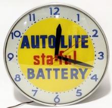 Vintage Auto-Lite Battery Advertising Clock