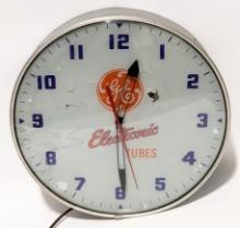 Vintage GE Electronic Tubes Advertising Clock