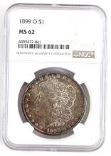 1899-O U.S. Morgan Silver Dollar NGC MS 62