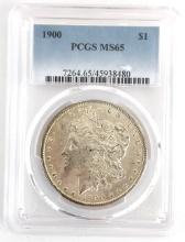1900 U.S. Morgan Silver Dollar PCGS MS 65