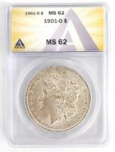 1901-O U.S. Morgan Silver Dollar ANACS MS 62