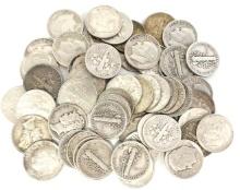$5.20 Face Value 90% Silver U.S. Dimes