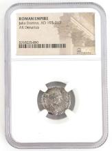 NGC Roman Empire Julia Domna AD 193-217 Coin