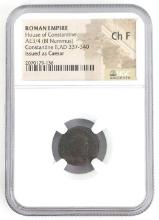 NGC Roman Empire House Of Constantine Coin Ch F