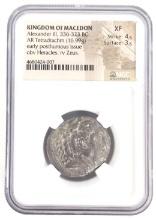 NGC Kingdom Of Macedon 336-323 BC Coin XF