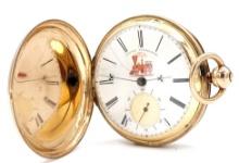 Antique18K Gold Railroad Timekeeper Pocket Watch