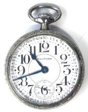 1931 Waltham Grade 610 Open Face Pocket Watch