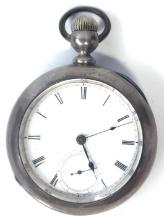 1876 Elgin Grade 13 Open Face Pocket Watch