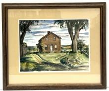 Florence Bartley Smithburn Watercolor Painting