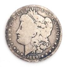 1889-CC U.S. Morgan Silver Dollar