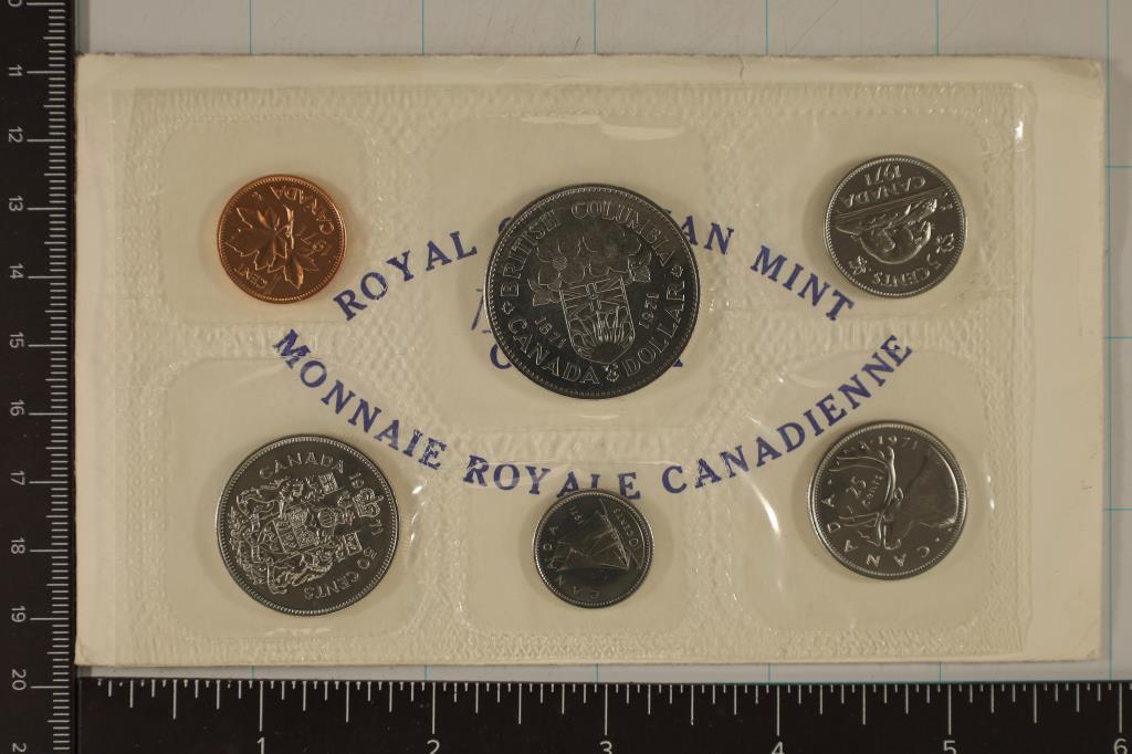 1971 CANADA UNC SET WITH ENVELOPE