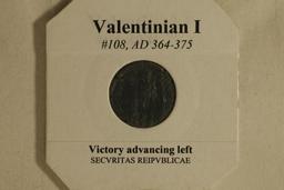 364-375 A.D. VALENTINIAN I ANCIENT COIN. VICTORY
