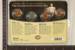 THE CHANGING LINCOLN CENT SET FEATURING: 1958