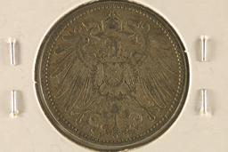 1901-E GERMAN SILVER 1 MARK .1606 OZ. ASW